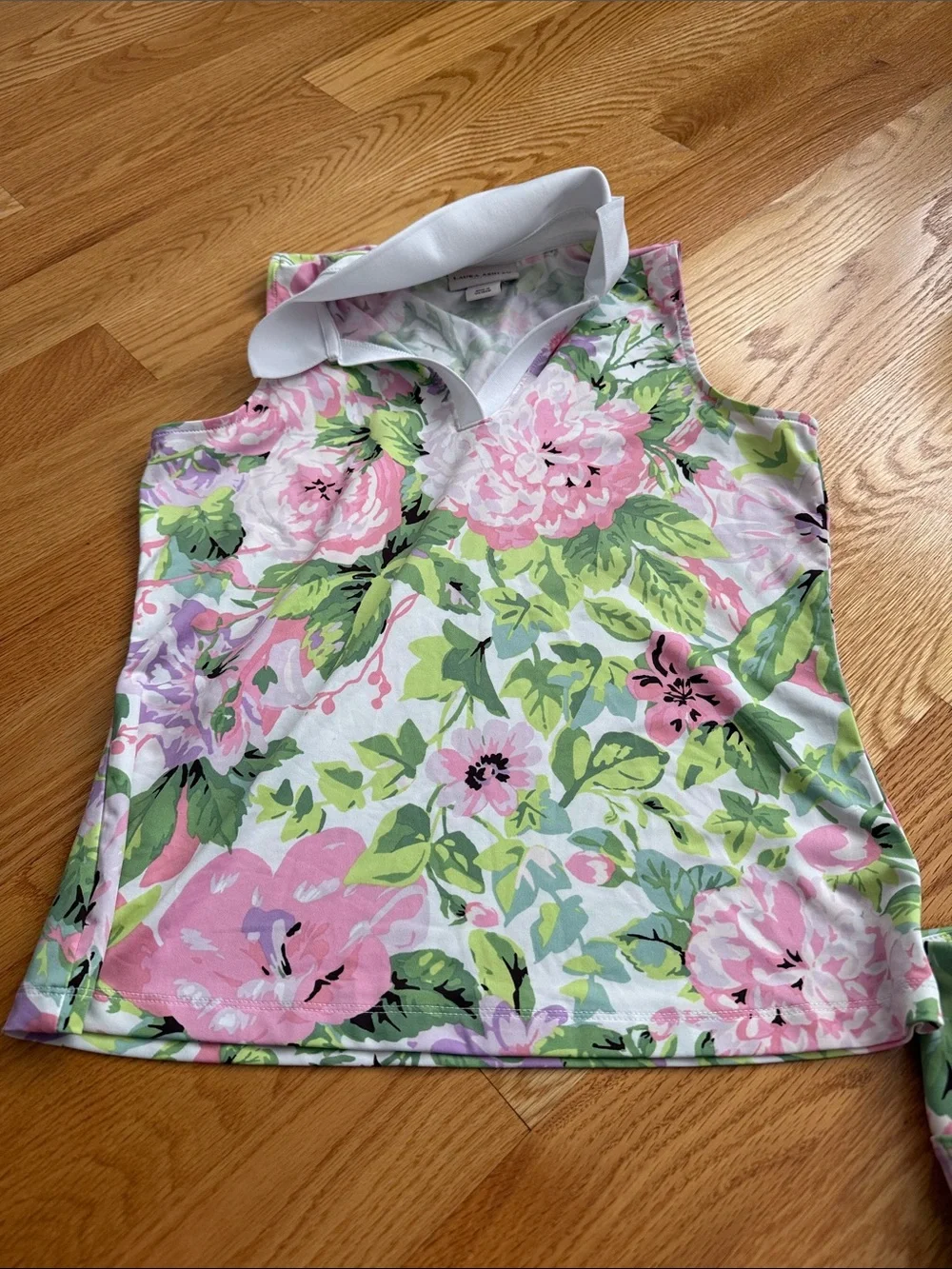 Floral Pink Collar shirt